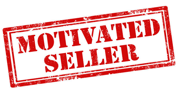 Red motivated seller stamp for an article on hard money lender's tips on spotting sellers