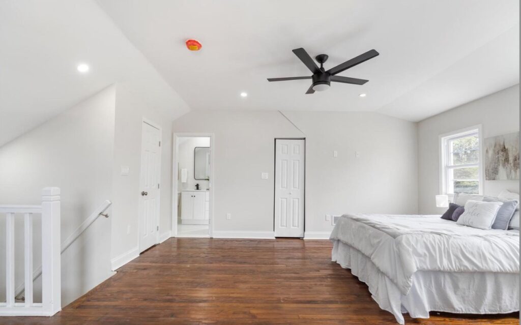 Picture of Attic Completed, staged and turned into a spacious bedroom