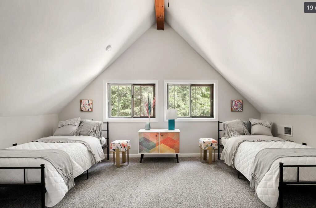 The attic after renovation