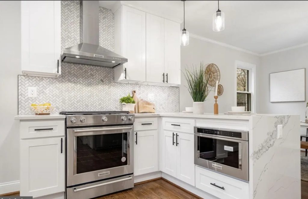 New kitchen view corner