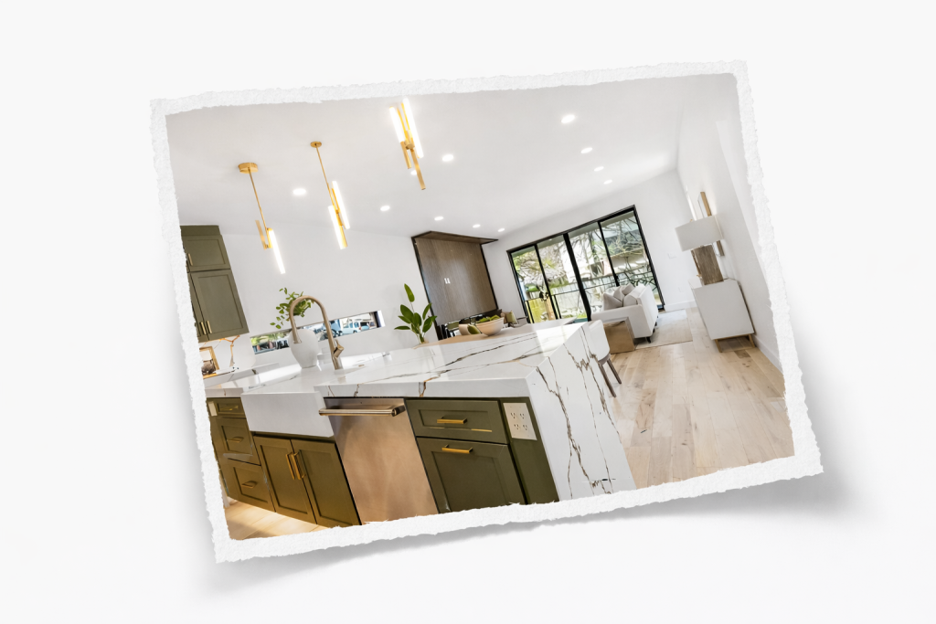 A luxurious kitchen in Arlington, VA